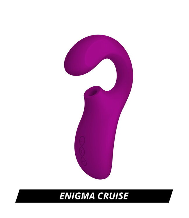 Rimba LELO - Enigma Cruise - Dual Stimulation Sonic Massager - Donkerroze