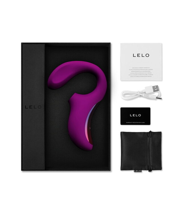 Rimba LELO - Enigma Cruise - Dual Stimulation Sonic Massager - Donkerroze