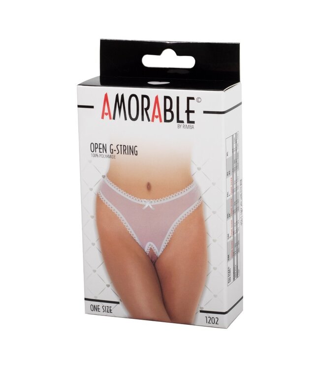 Rimba Amorable by Rimba - Open String - One Size - Wit