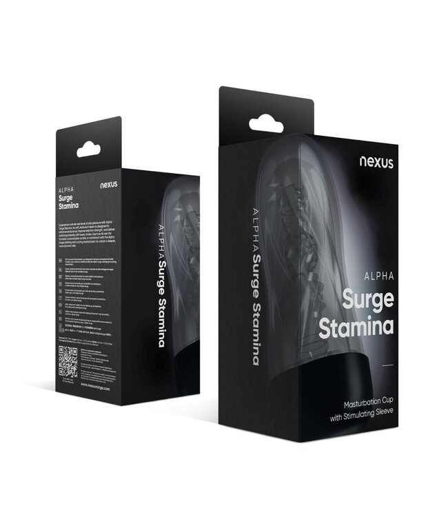 Nexus Nexus - Alpha Surge Stamina Masturbation Cup - Transparant