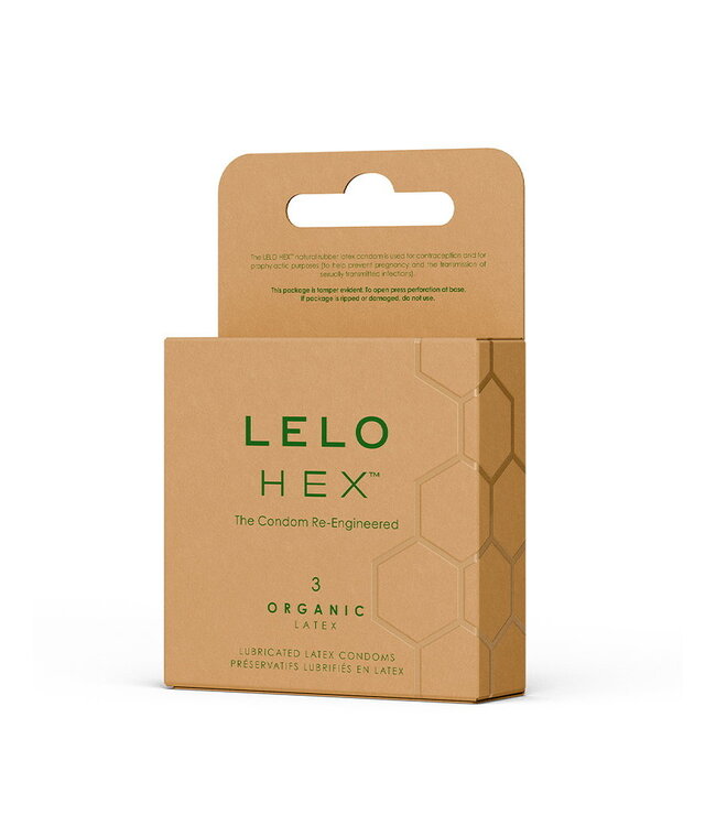 Rimba LELO HEX™ - Organic Condooms (3 stuks)