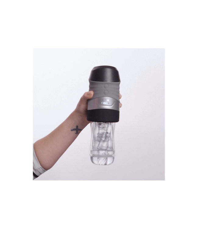 Nexus Nexus – Alpha Surge Masturbator met Rotatie & Zuigfunctie – Zwart