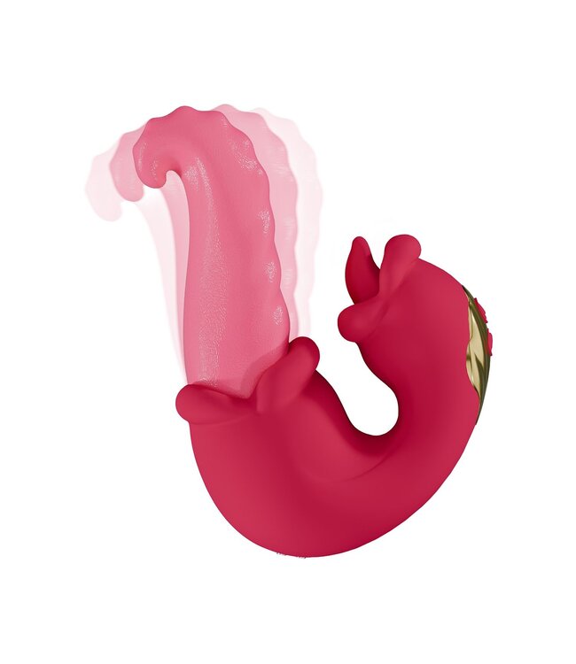 Teazers Teazers – Double Tongue Vibrator – Roze