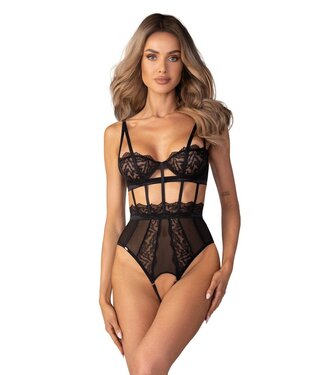 Obsessive Obsessive – Bodysuit Open Crotch – Zwart