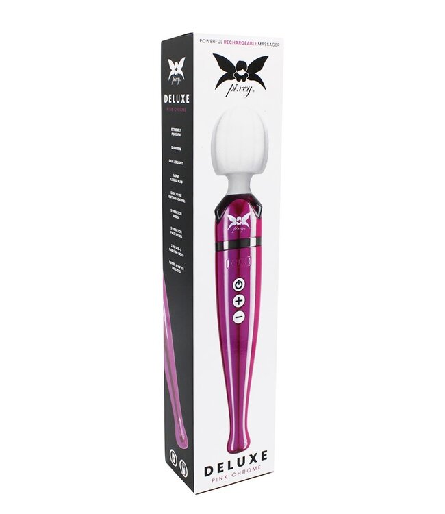 Rimba Pixey Deluxe Rechargeable Wand - Roze