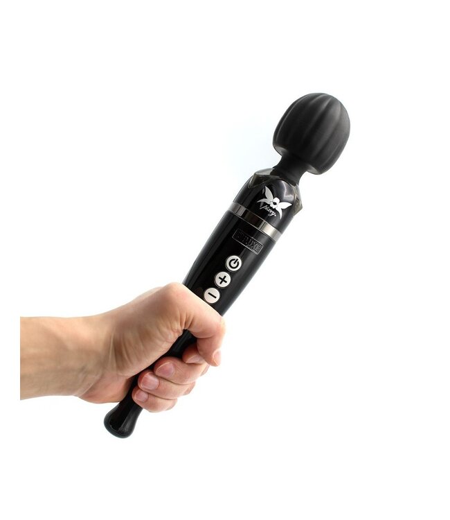 Rimba Pixey Deluxe Rechargeable Wand - Zwart