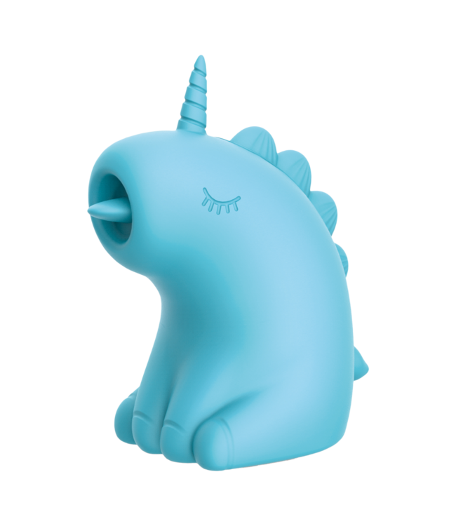 Rimba ER - Snowflake Unicorn - Massager met Likkende Tong - Blauw
