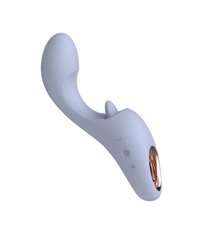 Rimba IY - Licky - Likkende tongvibrator met app-bediening - Lichtblauw