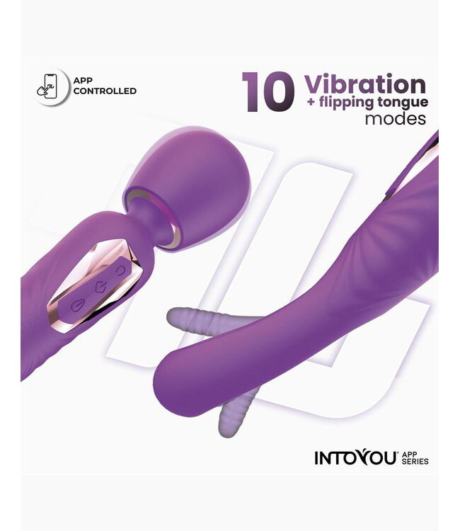 Rimba IY - Salma - Wand met draaiende tong (met app-bediening) - Paars