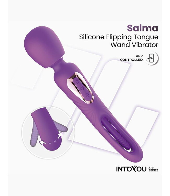 Rimba IY - Salma - Wand met draaiende tong (met app-bediening) - Paars