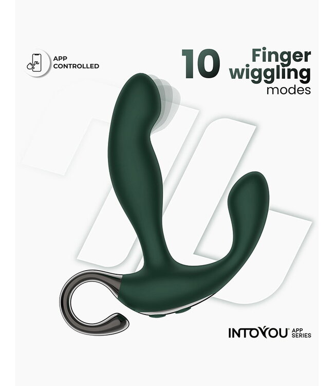 Rimba IY - Greeny - Prostaatmassager met vinger wiggling, App Controlled - Groen