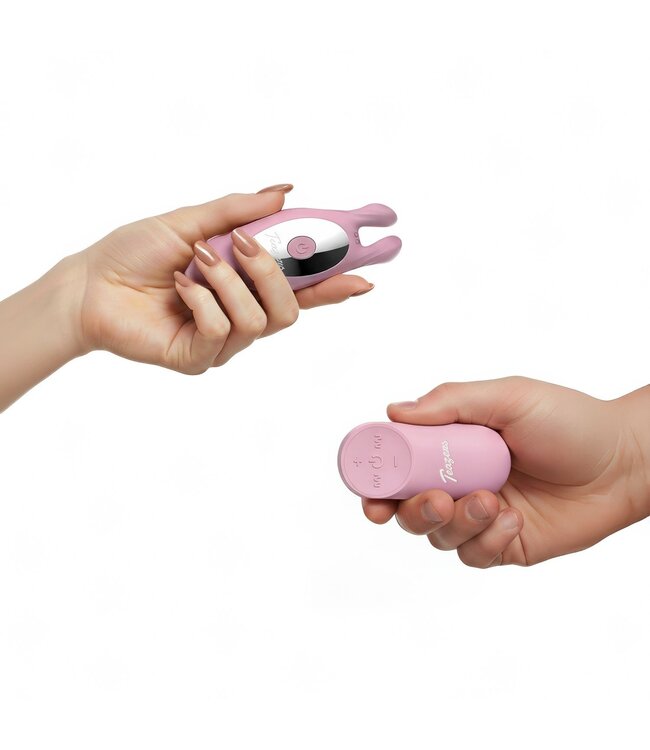 Teazers Teazers – Bunny Couple Vibrator met afstandsbediening – Roze