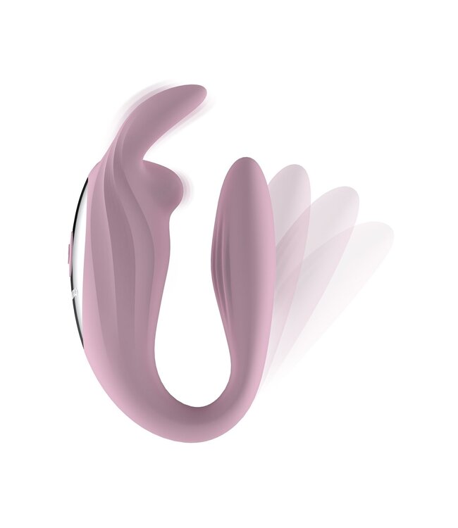 Teazers Teazers – Bunny Couple Vibrator met afstandsbediening – Roze