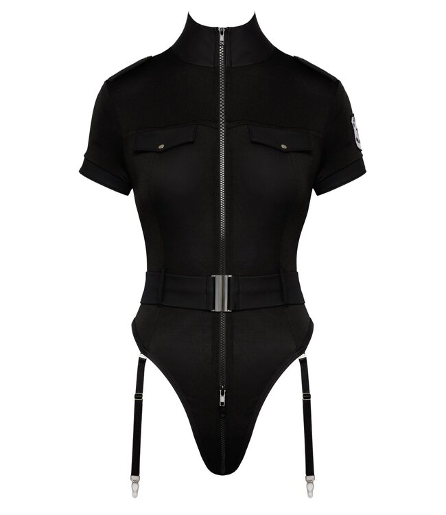 Cottelli Collection Cottelli COSTUMES – Suspender Body Special Police – Zwart