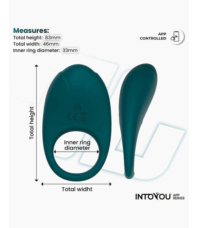 Rimba IY - Ringo - Vibrator Ring, App-gestuurd - Groen