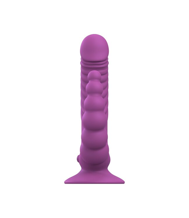 Teazers Teazers - Double Vibrator met Zuignap en Afstandsbediening - Paars