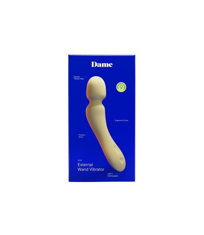 Dame Dame – Min Mini Wand Vibrator – Butter