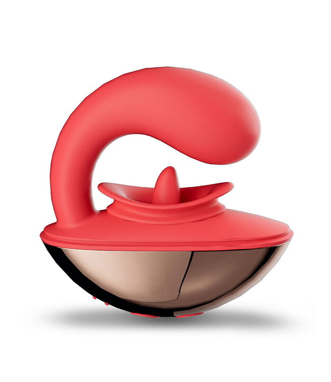 Rimba IY - Rondy - Clirotal Vibrator & Lik Tong met App - Rood