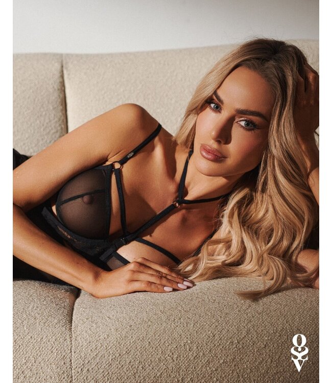 Obsessive Obsessive - Arrowel Babydoll - Zwart