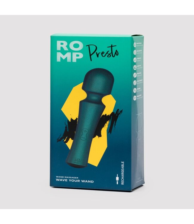 ROMP ROMP - Presto Mini Wand Vibrator - Groen
