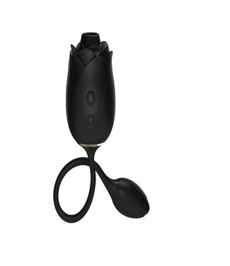 Fifty Shades of Grey Fifty Shades of Grey - Blushing Rose Luchtdruk- en G-spot Vibrator - Zwart