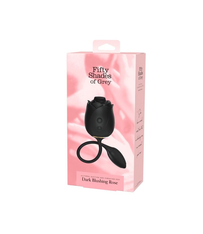 Fifty Shades of Grey Fifty Shades of Grey - Blushing Rose Luchtdruk- en G-spot Vibrator - Zwart