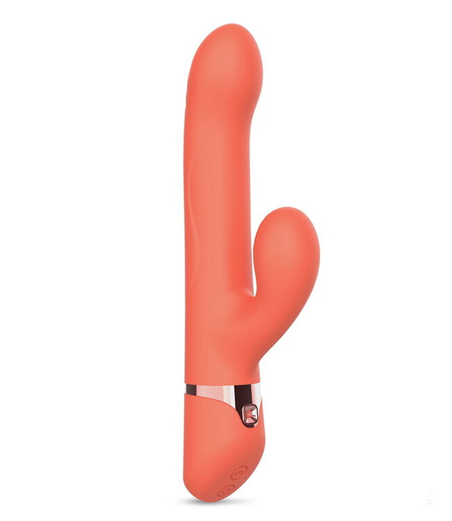 Rimba IY - Mindy - Rabbit Vibrator met kralen en app - Oranje