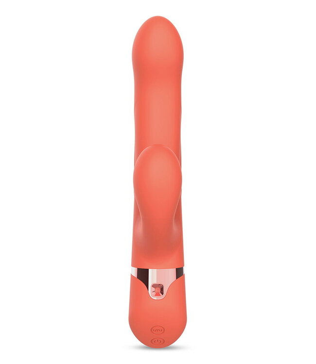 Rimba IY - Mindy - Rabbit Vibrator met kralen en app - Oranje