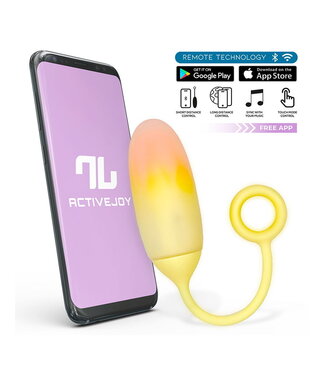 Rimba IY - Vibrerend Ei met App. - Geel/Oranje