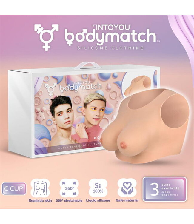 Rimba BODYMATCH - Bowie - Realistische siliconen borstprothese - C-cup - Huidskleur