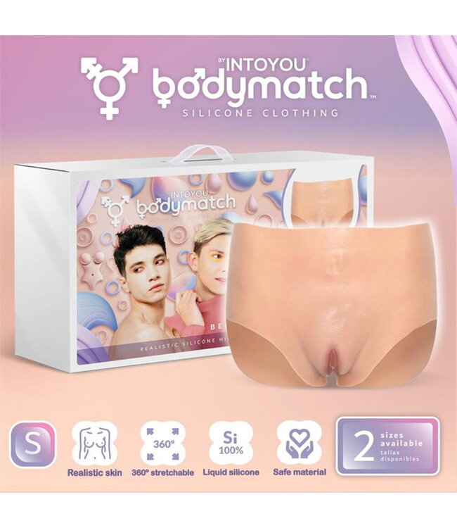 Rimba BODYMATCH - Bennie - Realistische siliconen vagina- en anusslip - Maat S - Huidskleur