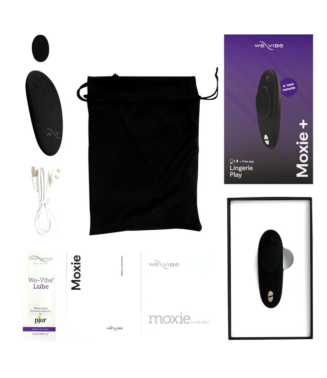 We-Vibe We-Vibe - Moxie+ Clitoris Panty Vibrator Remote & App - Zwart