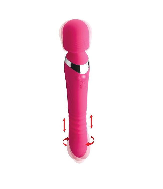 XR Brands INMI - Ultra Thrust-Her Vibrerende Siliconen Wand - Roze