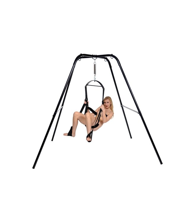 XR Brands TRINITY VIBES - Ultimate Sex Swing Stand - Vrijstaand Frame