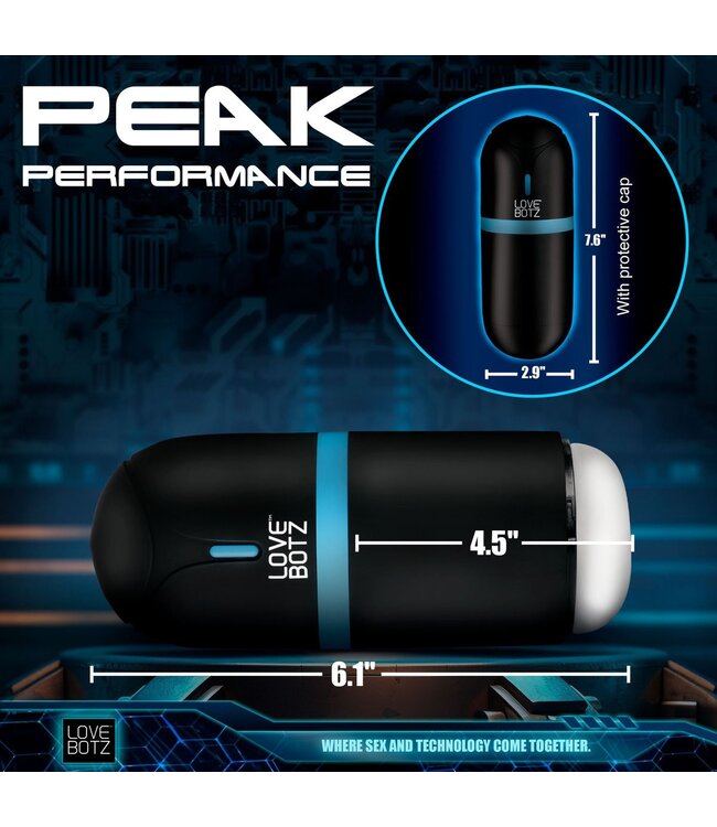 XR Brands THE MILKER - Mega-Pod Sucking Masturbator - Zwart