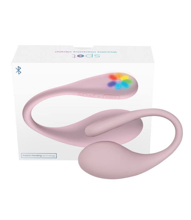 Rimba KIIROO- Spot - Draagbare Interactieve Ei-vibrator - Kiss Me Pink