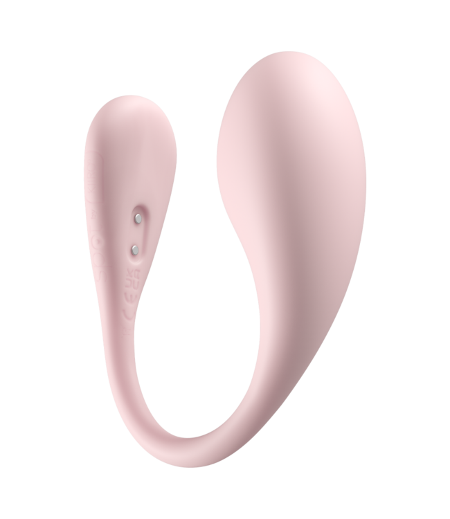 Rimba KIIROO- Spot - Draagbare Interactieve Ei-vibrator - Kiss Me Pink