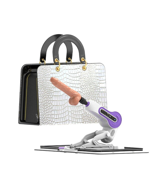 Rimba ZSEX - Fuck Machine - Witte Tas - Paarse Machine