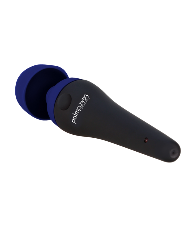 Rimba PalmPower - Recharge Wand Massager - Zwart/Blauw