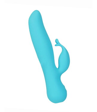 Rimba Swan - Kissing - Dual Action Rabbit Vibrator - Blauw