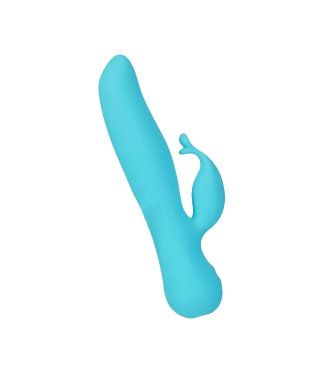 Rimba Swan - Kissing - Dual Action Rabbit Vibrator - Blauw