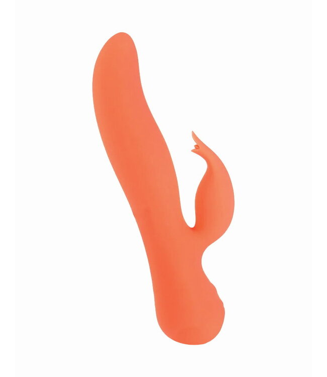 Rimba Swan - Blossom - Dual Action Rabbit Vibrator - Coral