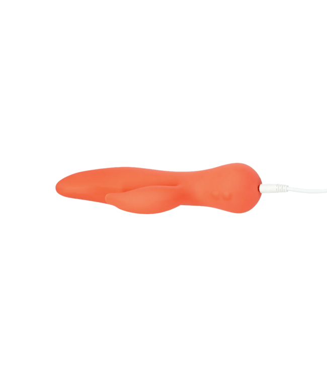 Rimba Swan - Blossom - Dual Action Rabbit Vibrator - Coral