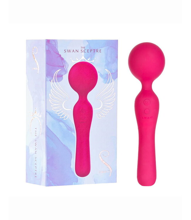 Rimba Swan - Sceptre - Dual-Use Wand Massager - Roze