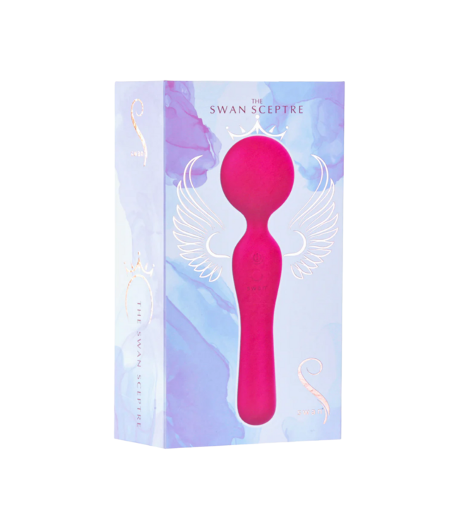 Rimba Swan - Sceptre - Dual-Use Wand Massager - Roze