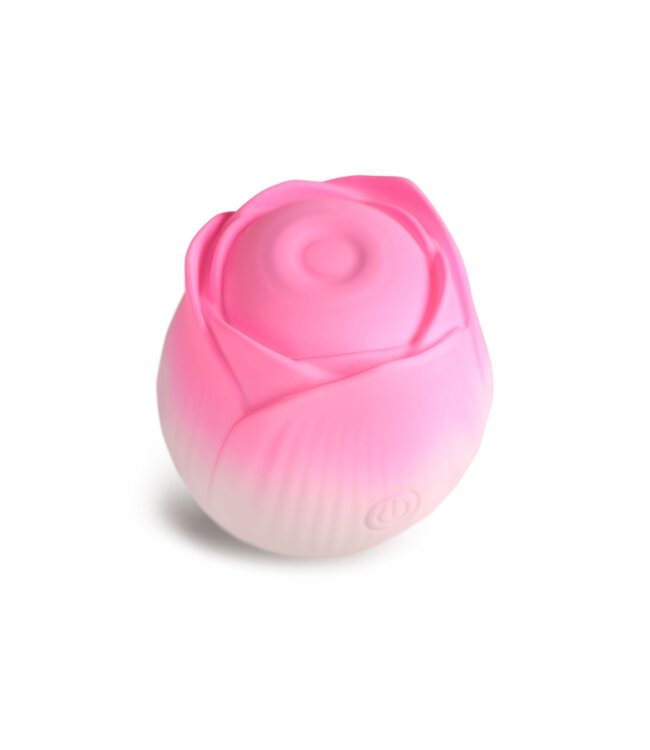 XR Brands BLOOMGASM - Pulsing Petals Stimulator Tapfunctie Roos - Roze