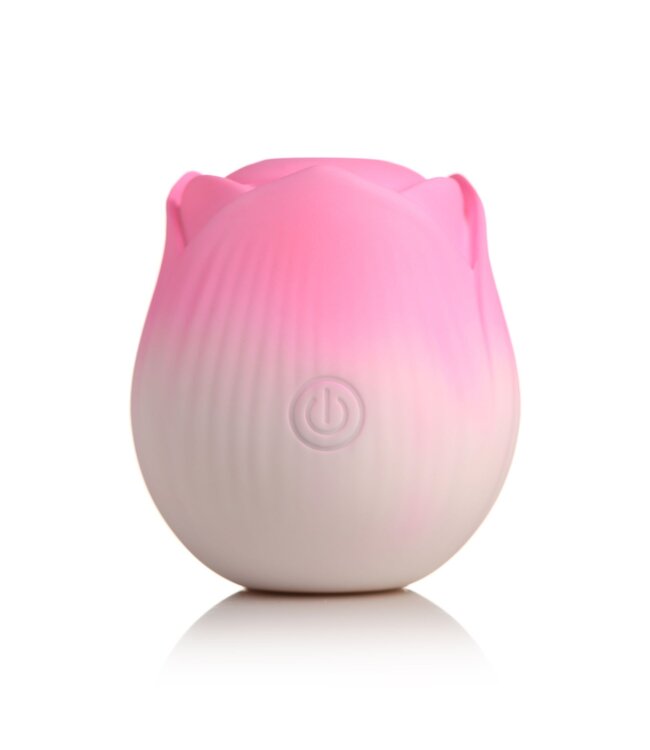 XR Brands BLOOMGASM - Pulsing Petals Stimulator Tapfunctie Roos - Roze