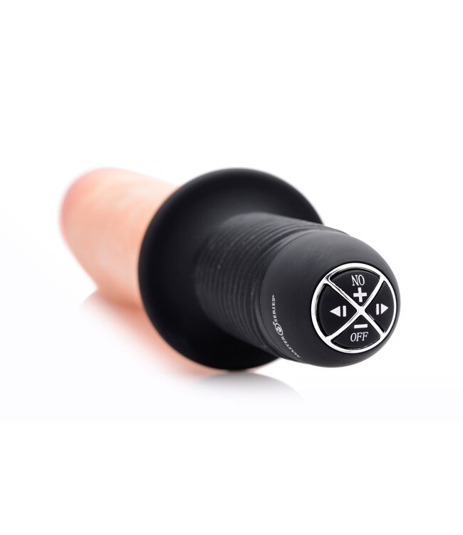 XR Brands Master Series - Onslaught 13 Mode XL Flesh Dildo - Beige