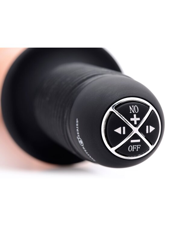 XR Brands Master Series - Onslaught 13 Mode XL Flesh Dildo - Beige