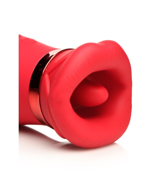 XR Brands LICKGASM - Kiss Me More Clitorisstimulator Zuigen, Trillen & Kussen